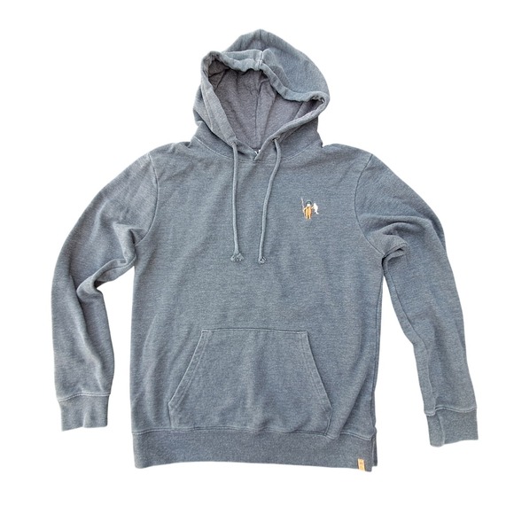 tentree Other - tentree Men's Fisherman Hoodie Gray Embroidered Organic Cotton Pullover Medium